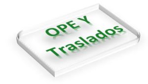 OPE y traslados